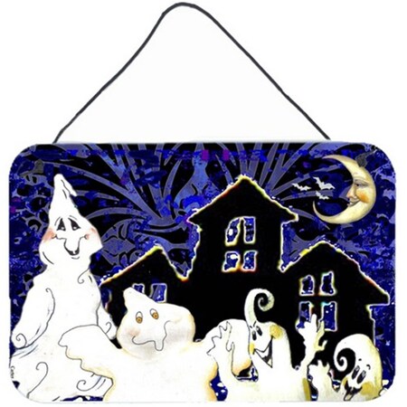 Carolines Treasures The Gangs All Here Ghosts Halloween Wall and Door Hanging Prints PJC1072DS812